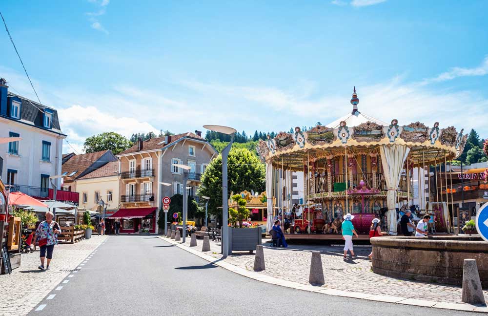 vue du centre-ville de Gerardmer