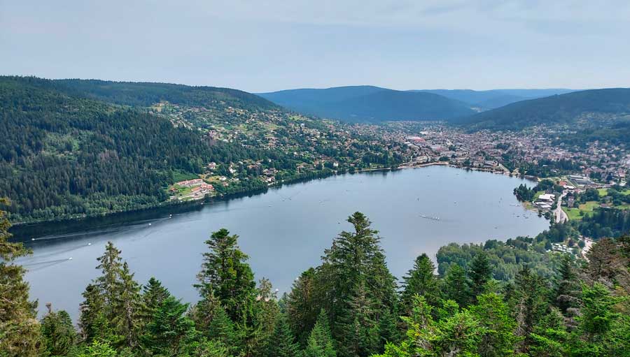 vue sur le lac de Gerardmer